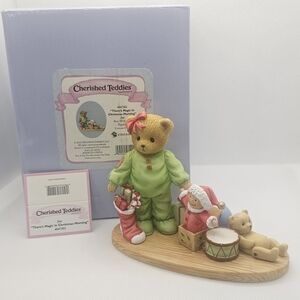 New 2015 Cherished Teddies JAN CHRISTMAS FIGURINE 4047382 Magic Morning LIMITED